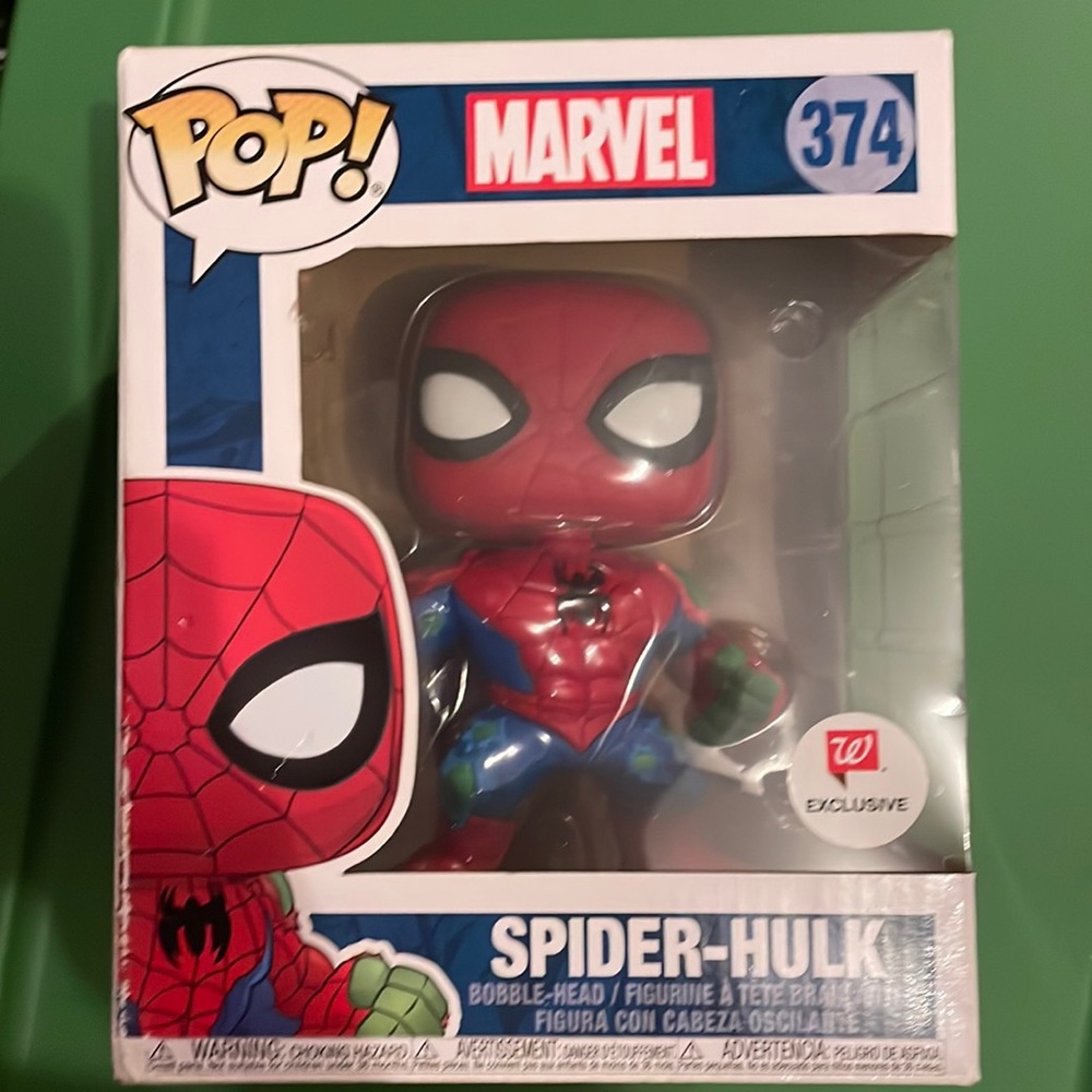 6” Inch Spider-Hulk Walgreens Exclusive Funko POP! 374 see pics for condition
